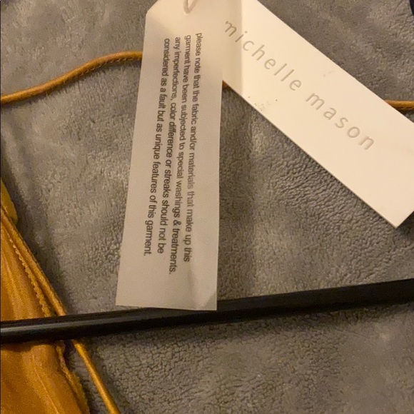 Michelle mason backless tulip silk & velvet dress - Picture 7 of 9